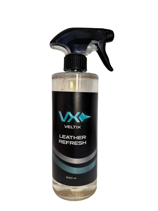 Sticlă Veltix Leather Refresh 500ml, tratament hrănitor pentru scaune din piele naturală și sintetică