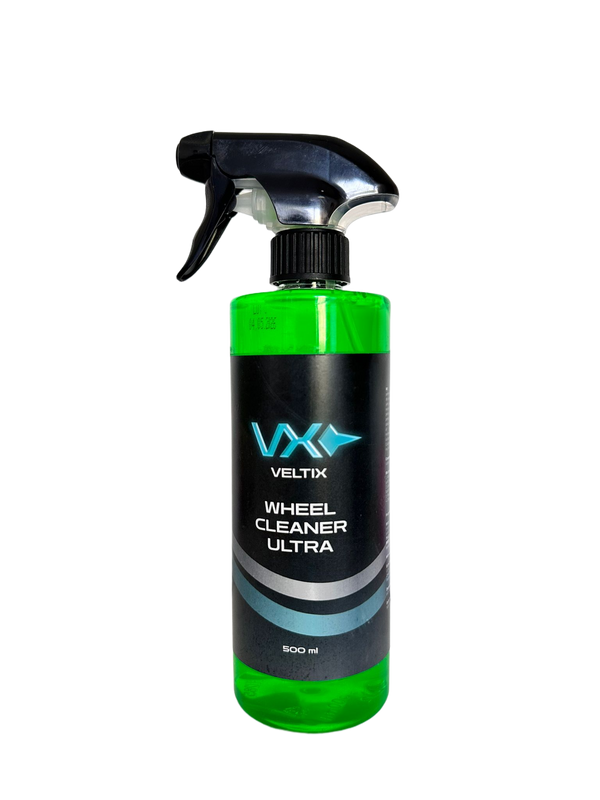 Sticlă Veltix Wheel Cleaner Ultra 500ml, soluție de curățare jante împotriva prafului de frână și sării